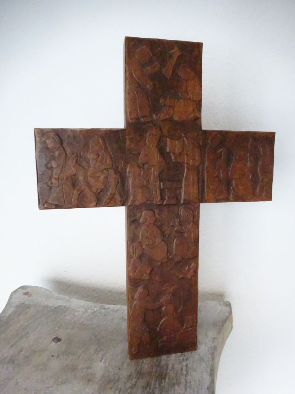Statuette: Krippenkreuz Kreuz / Monogramm  MZ – Usato da Oetwil am See venduto da Senegal 1