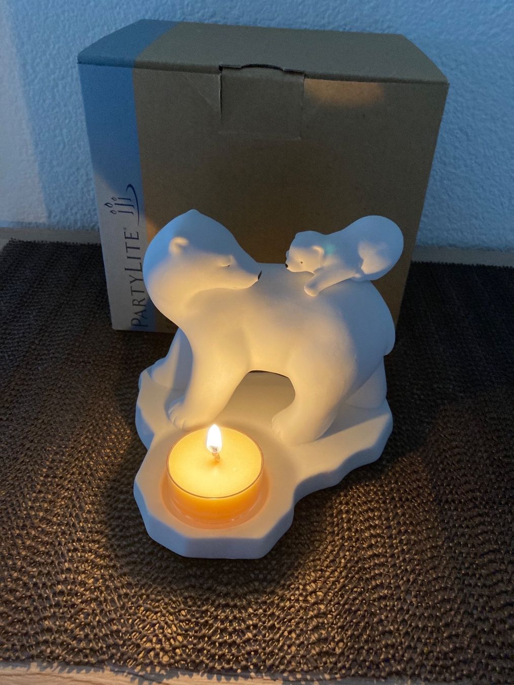 Partylite Kerzenständer: Teelichthalter Eisbärküsschen – Neu (gemäss Beschreibung) aus Neu St.Johann von har_f865 1