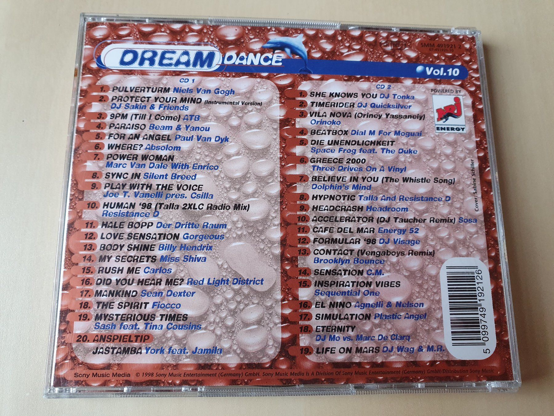 CD: Dream Dance vol. 10 – Usato da Stansstad venduto da collectorsshop 1
