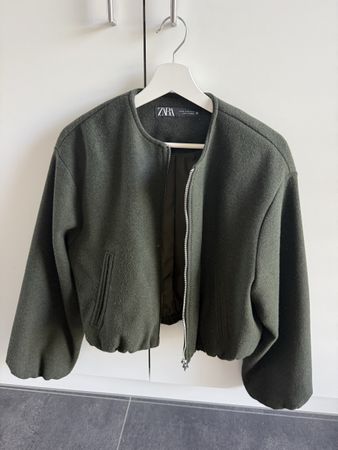 Damen Jacke Zara Khaki Grösse XS neuwertig