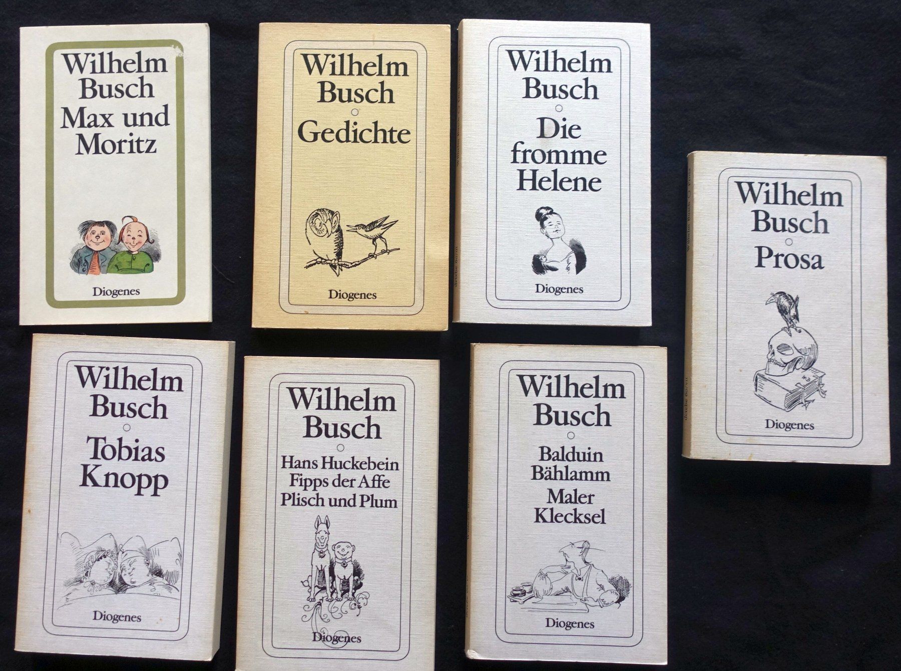 Libri: 7x Willhelm Busch, Diogenes – Usato da Gutenswil venduto da Optico