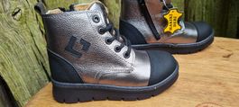 DENO Kinderboots Echtleder Stiefel gr 30 Platin💕💕(430)