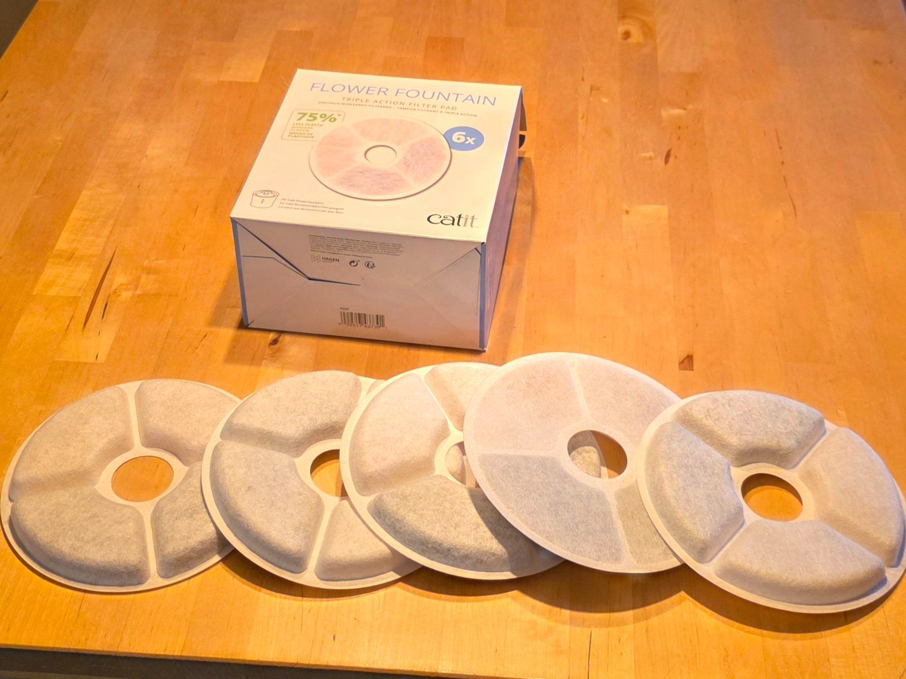 Teiche & Zierbrunnen: Katzenbrunnen Ersatzfilter catit – Neu und originalverpackt aus Schüpfen von Edelprinz 1
