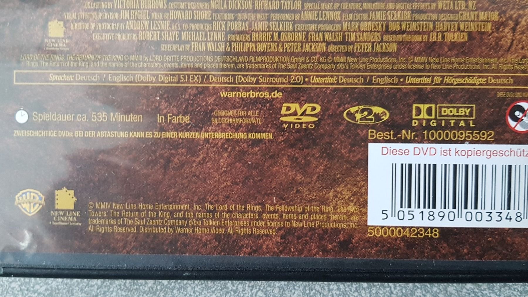 Tutti i DVDs: DVD Der Herr der Ringe Trilogie 3 Filme – Usato da Oetwil am See venduto da fineli2 1