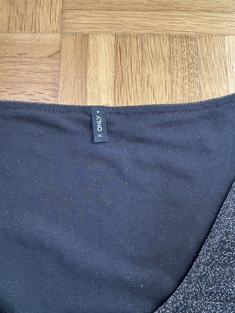 Only Top: Glitzer Bodysuit Schwarz, Gr. XL, Only – Usato da Zürich venduto da alex124 2