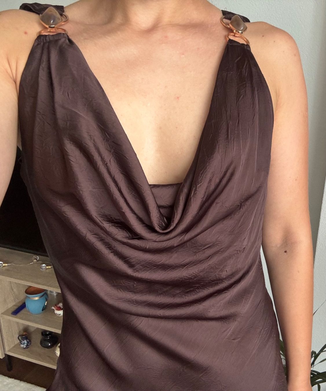 Zara Kleider: Brown dress – Neu (gemäss Beschreibung) aus Neuchâtel von dum_5xby