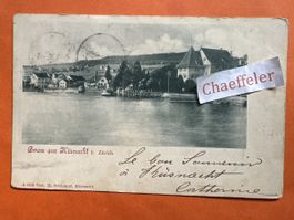 1901 Gruss aus Küsnacht bei Zürich.