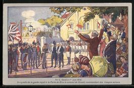 Genève, 1er juin 1814, Le syndic de la 