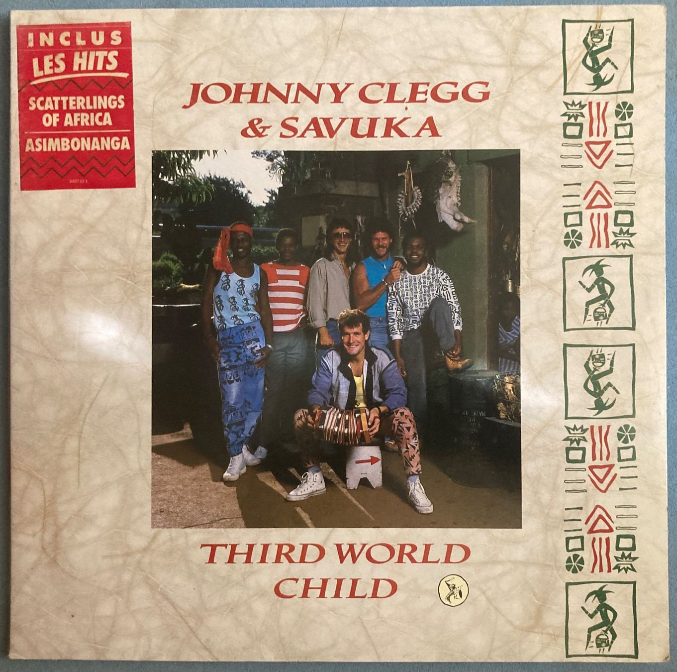 Vinyles: JOHNNY CLEGG & SAVUKA - THIRD WORLD CHILD – D'occasion à Poliez-Pittet par Newtown-Records