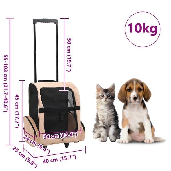 Cucce & Letti: Chariot polyvalent pliable pour animaux de compagnie – Nuovo e nell'imballaggio originale da Palézieux venduto da bantouklan1 7