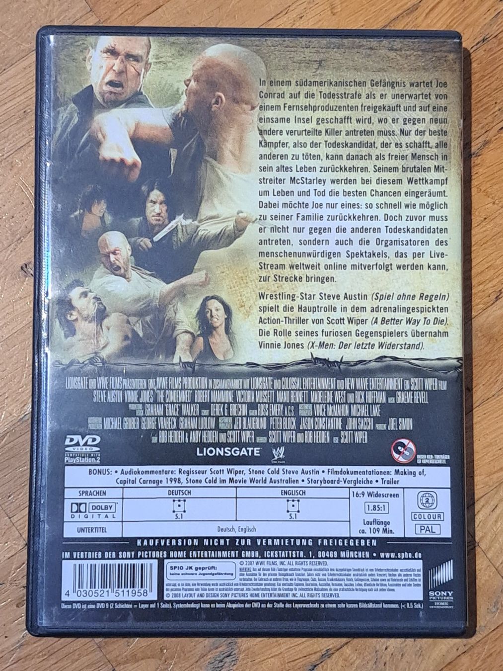 Tutti i DVDs: Die Todeskandidaten – Usato da Wallisellen venduto da Sawr 1