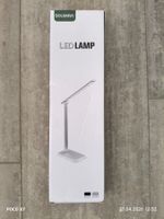 Solmira LED Schreibtischlampe dimmbar, Touch, Qi-Ladegerä...