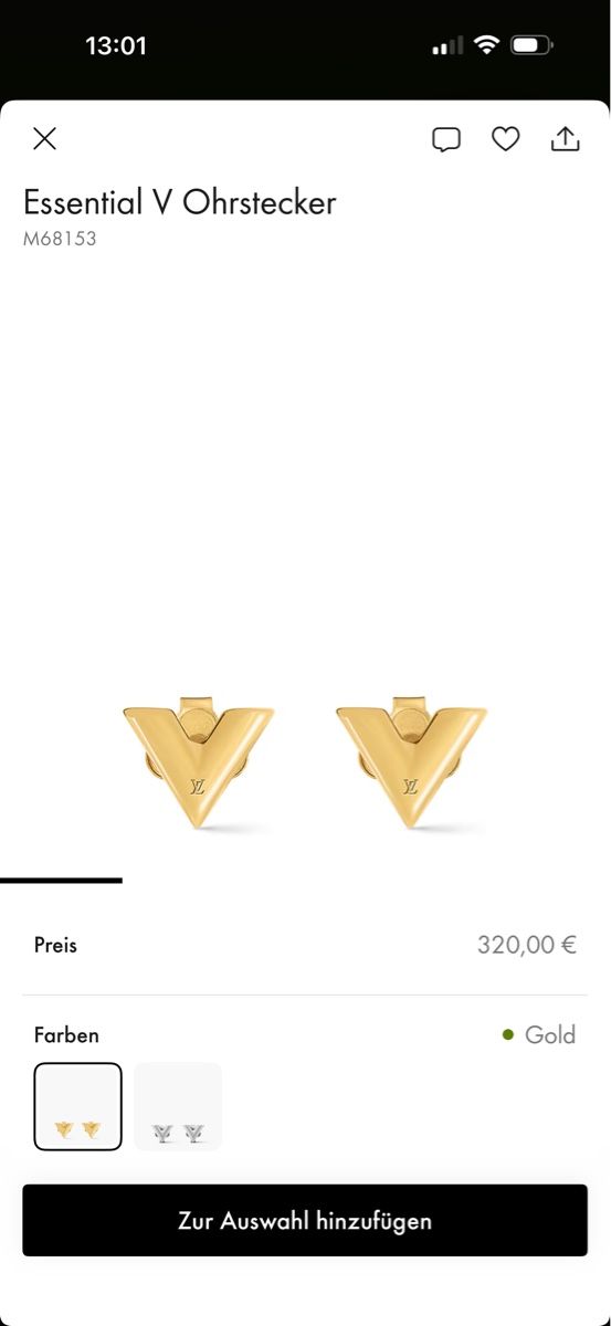 Louis Vuitton Orecchini pendenti & Orecchini a lobo: Louis Vuitton Ohrstecker – Usato da Emmen venduto da kor_22qp 5