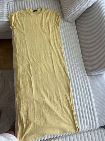 RALPH LAUREN POLO SPORT KLEID LANG GELB GR S