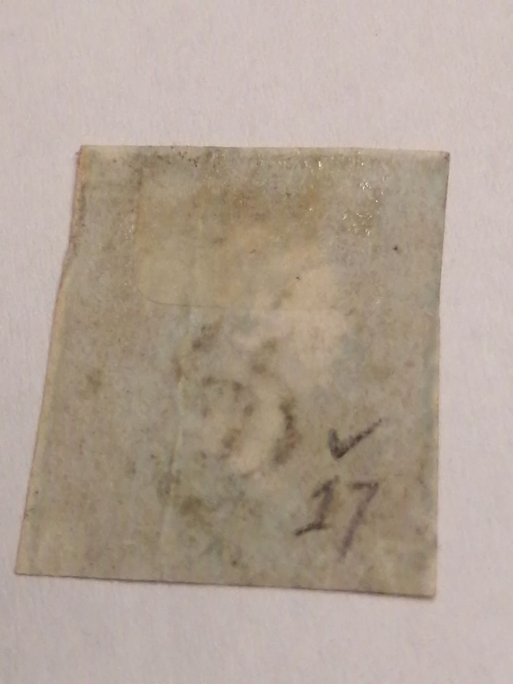 Alle Briefmarken: One Penny Red 1841, Platte 17 – Gebraucht aus Happerswil von tschergi 1