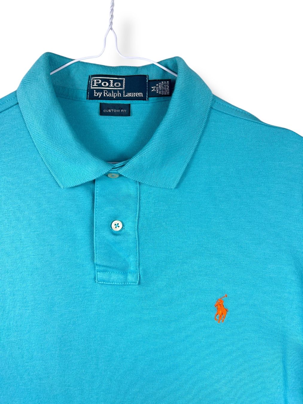 Ralph Lauren Magliette Polo: Polo Ralph Lauren Bleu Turquoise - M Custom Fit – Nuovo (secondo la descrizione) da Hauterive NE venduto da Leo_o 2