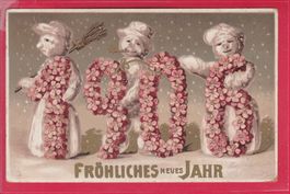 1906 - FRÖHLICHES NEUES JAHR, 1.1.1906