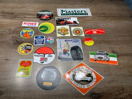 Rarer Auto-Sticker-Sammlung / Motorsport-Werbung 20+ Stk.
