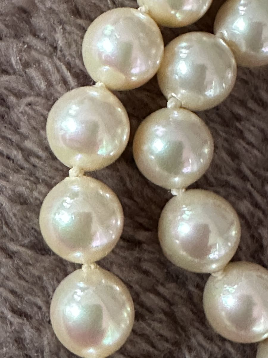 Catenine: Vintage Perlenkette 68 cm  – Usato da Herbriggen venduto da Sehrazade 2