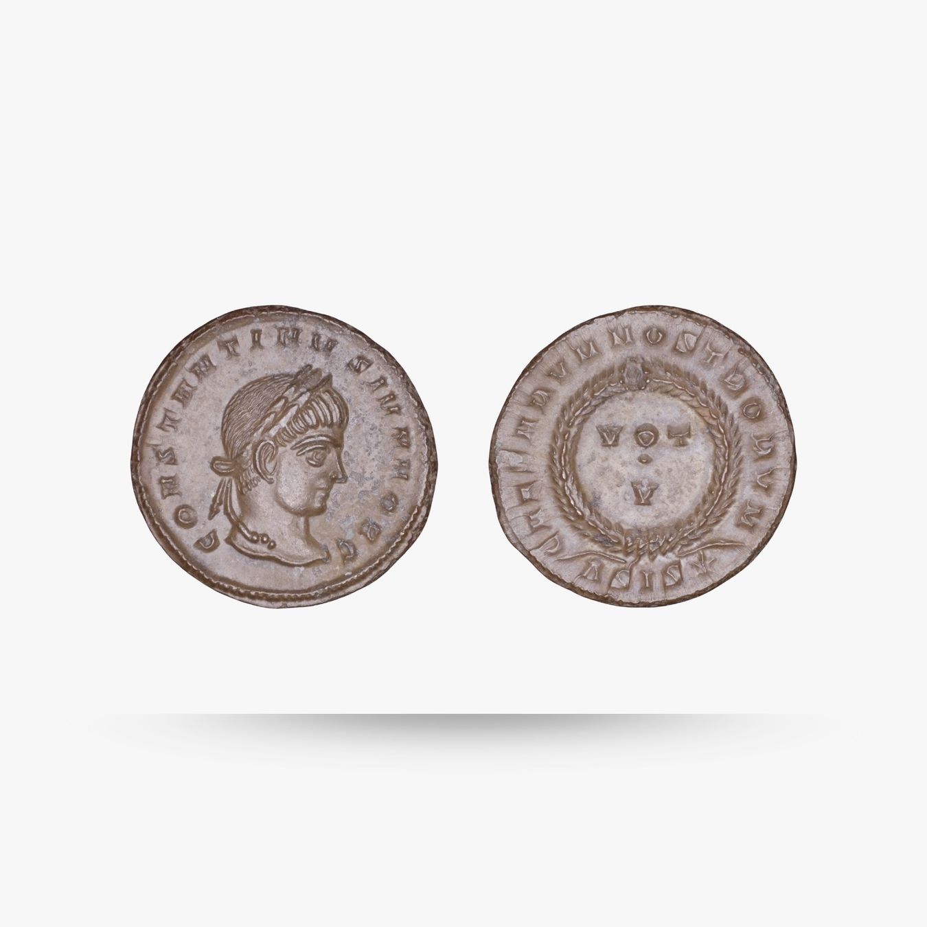 Toutes les monnaies: CONSTANTIUS II - CAESARVM NOSTRORVM / Römisches Kaiserreich – D'occasion à Gansingen par Keller_Ancient_Art
