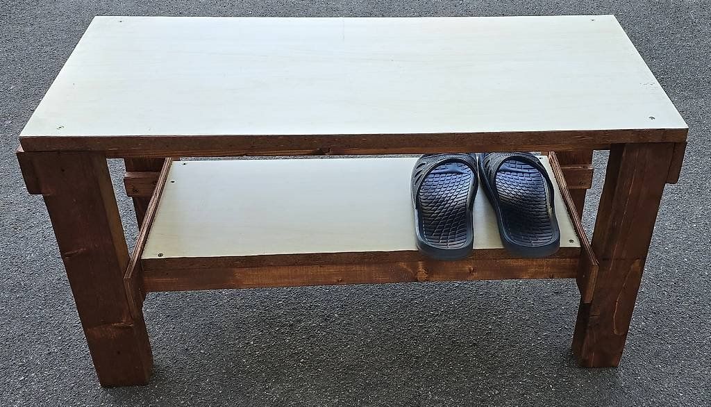 Panchine: Robuste Schuhbank aus Holz – Usato da Kreuzlingen venduto da magicmaster15 2
