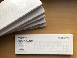 VICTSING USB‑AZERTY-Tastatur PC260A (NEU)