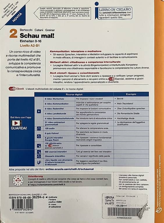 Bücher: Liceo libro, 2 Schau Mal, lingue – Gebraucht aus Mendrisio von Cos74 1