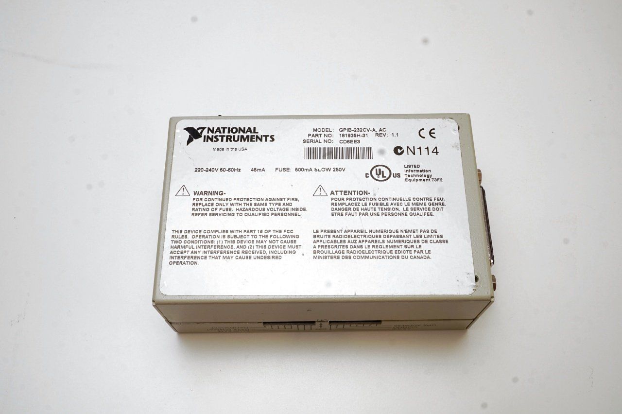Composants électroniques: National Instruments GPIB-232CV-A, AC – D'occasion à Sugiez par dbm_7l29 2
