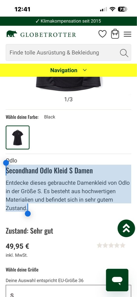 Odlo Vestiti: Odlo Kleid Grösse L neuwertig – Nuovo (secondo la descrizione) da Ibach venduto da heifla 7