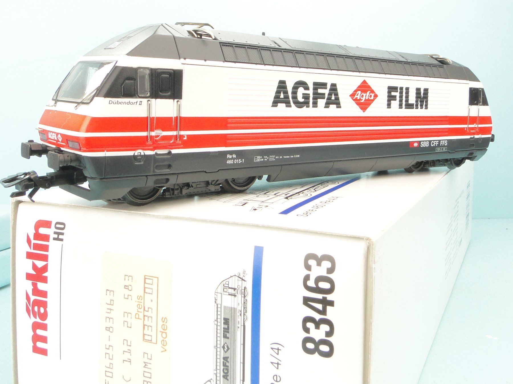 Märklin Modellini di ferrovie: Märklin 83463 SBB S460 AGFA – Usato da Bülach venduto da cann11
