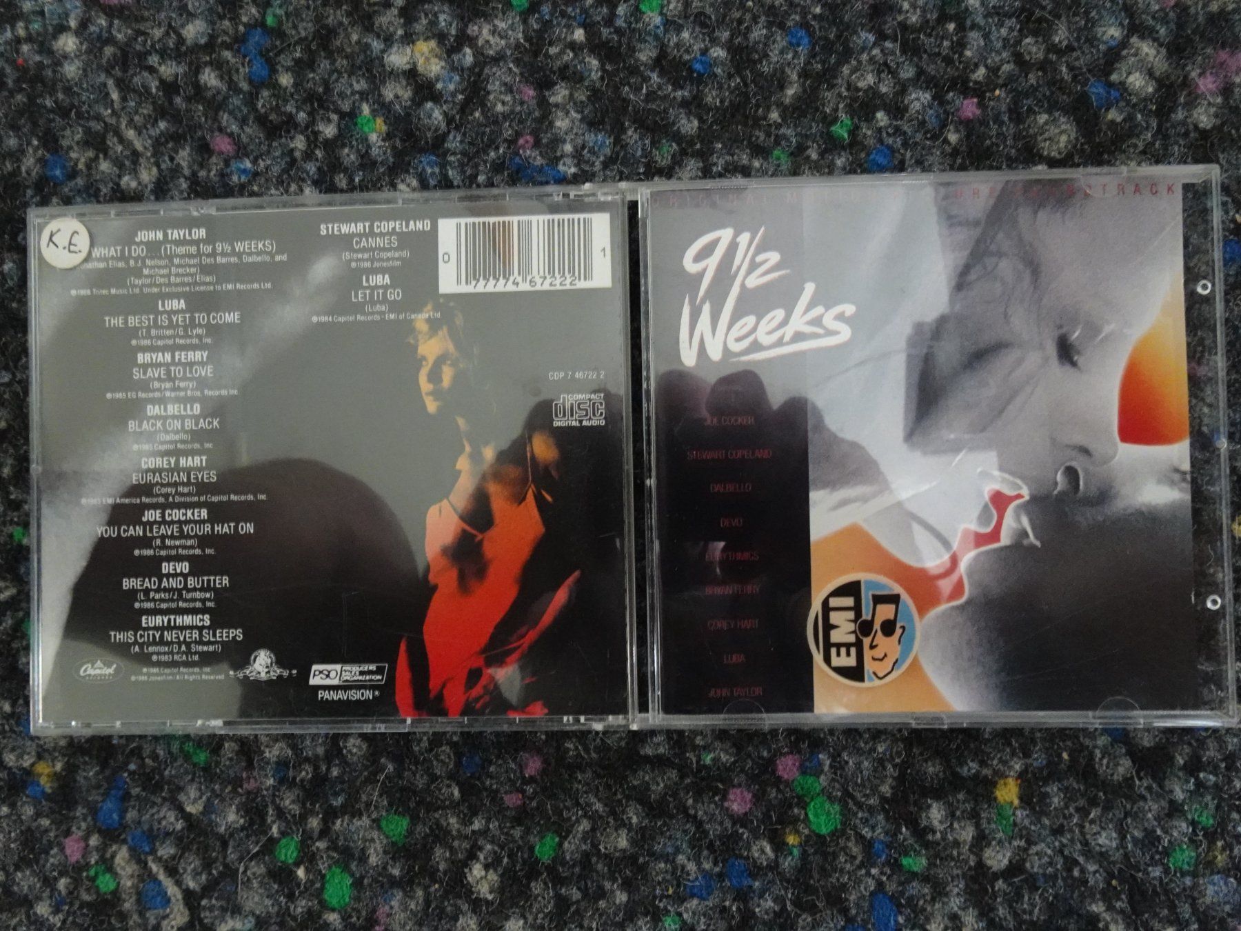 CDs: CD : Soundtrack: 9 1/2 weeks – Gebraucht aus Lotzwil von Kiddis