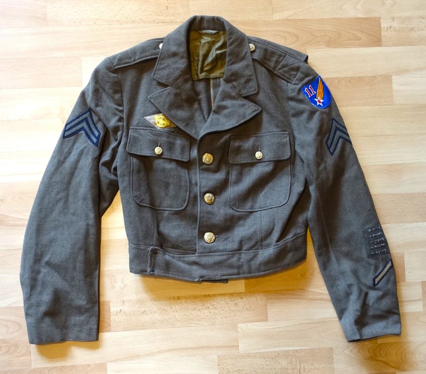 US Air Force Ike Jacket 2.Weltkrieg 11th Air Force Pazifik | Kaufen auf ...