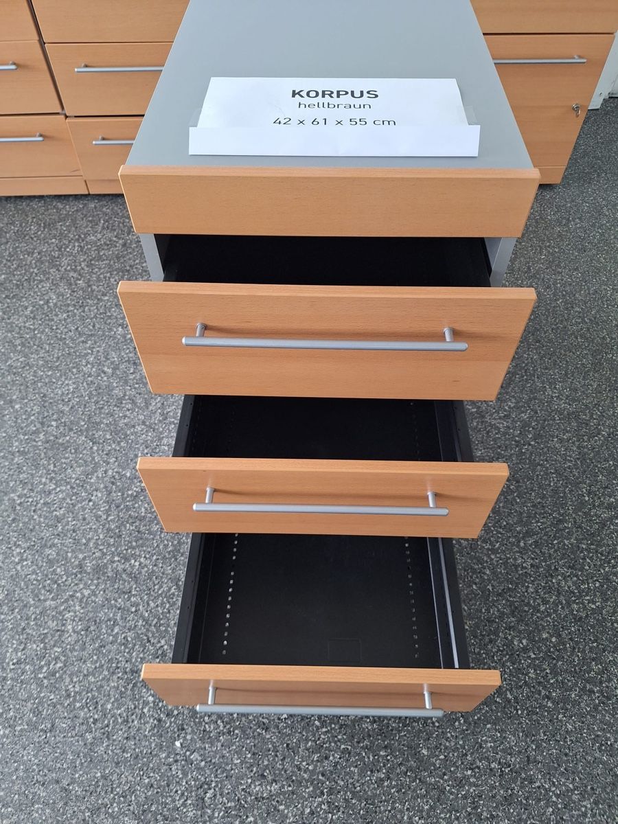 Banconi: Rollcontainer hellbraun 42x61x55 cm guter Zustand – Usato da Luzern venduto da AK64