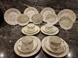 J&C Bavaria Kaffservice, Vintage, Rosendekor, Top Zustand!