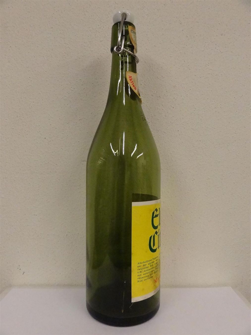 Bicchieri, Caraffe & Bottiglie: alte Flasche ELMER CITRO 1964 BÜLACH – Usato da Kerzers venduto da Flaschenposten 1