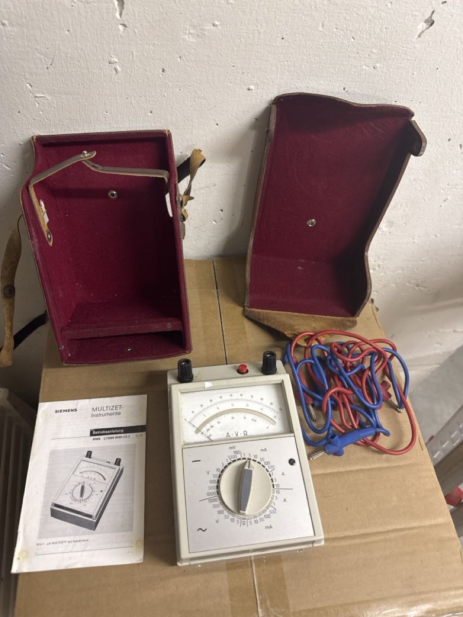 Siemens Misurare: Siemens MULTIZET S F10/250G Meter with case – Usato da Riehen venduto da Top-Quality 2