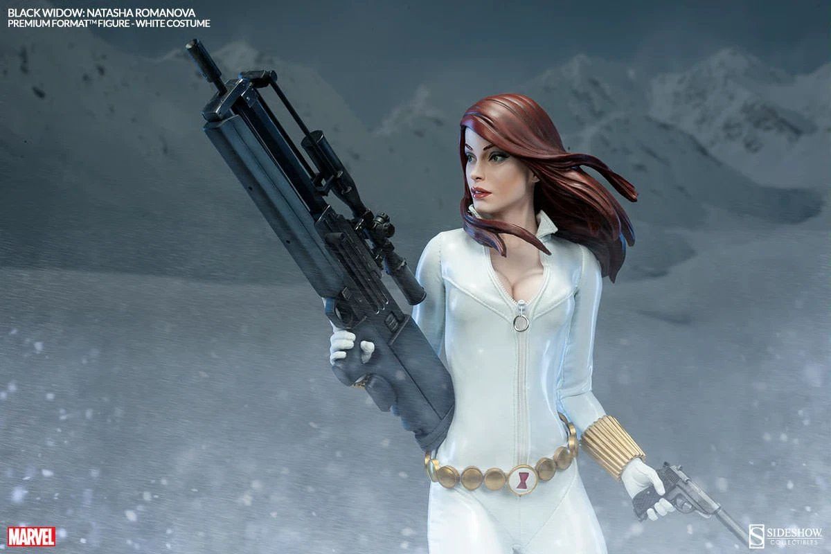 Skulpturen & Statuen: SIDESHOW BLACK WIDOW WHITE COSTUME PREMIUM FORMAT – Gebraucht aus Oberentfelden von FiguresAndGamesPlace 3