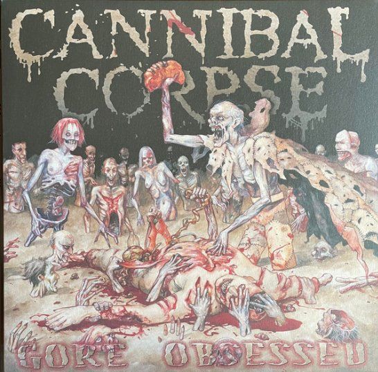 Dischi in vinile: Cannibal Corpse - Gore Obsessed vinyle comme Neuf+Poster – Usato da Etoy venduto da vin_hss9