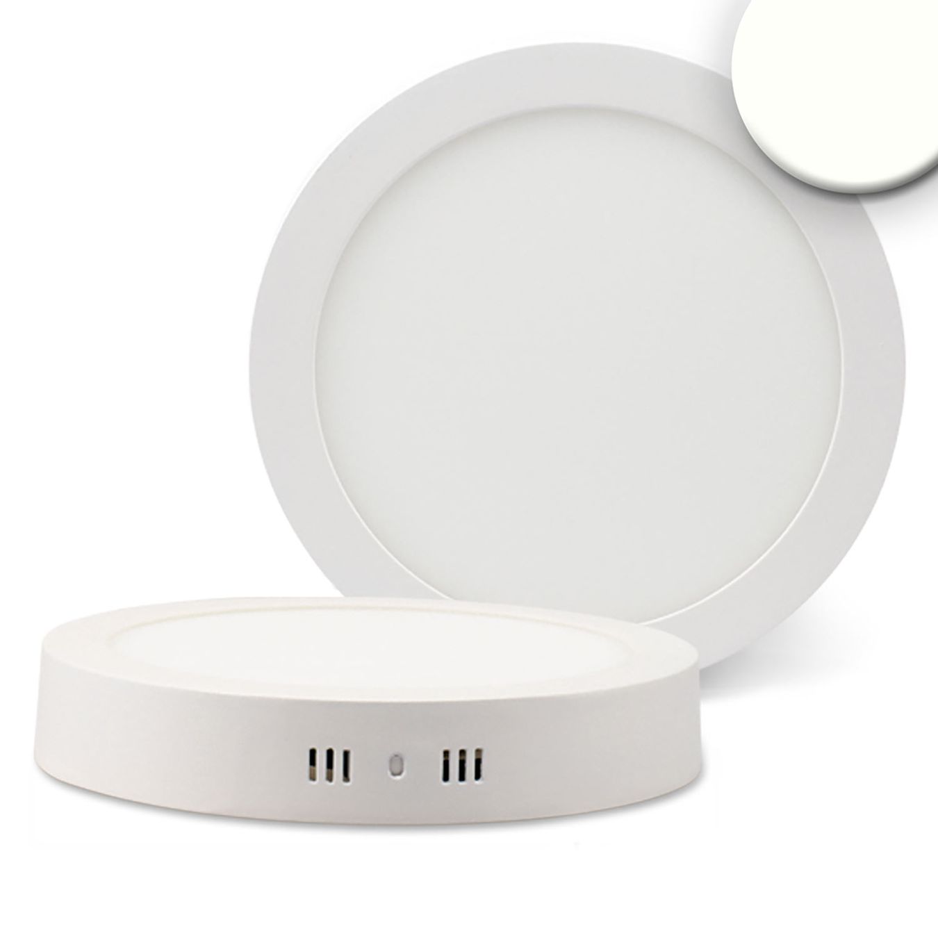 Kronleuchter & Deckenlampen: LED Deckenleuchte, Flach, IP42, 22 cm Ø – Neu (gemäss Beschreibung) aus Kreuzlingen von Smart-Light