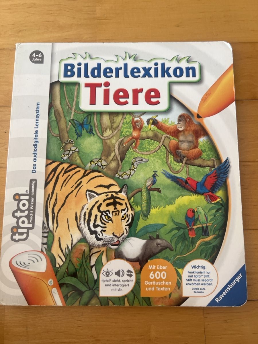 Bücher: Bilderlexikon Tiere Ravensburger tiptoi 4-6 Jahre – Gebraucht aus Birmensdorf ZH von Sternen2222