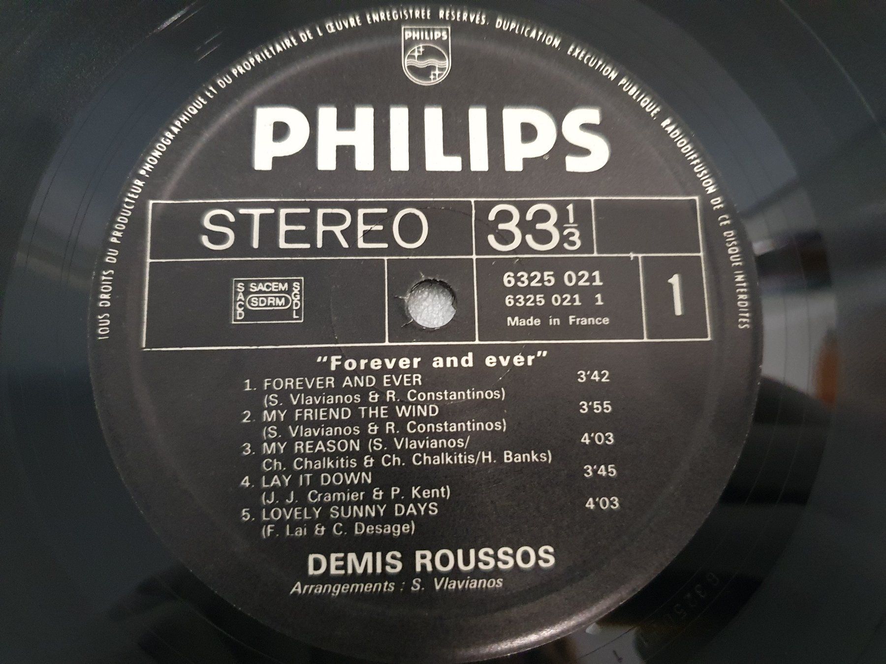 Dischi in vinile: Démis Roussos – Forever And Ever – Usato da Uster venduto da Vinyl-Leidenschaft 5