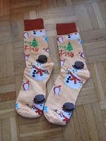 Weihnachtssocken  Schneemann Motiv  neuwertig Gr.31/32