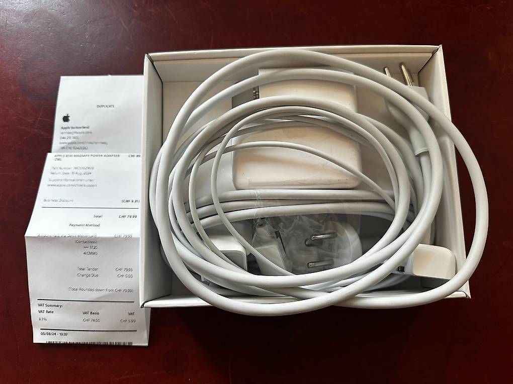 Caricabatterie: Apple 85W MagSafe Power Adapter – Usato da Glattfelden venduto da BMWF 3