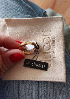 Anelli: Bague en acier inoxydable taille 52 – Nuovo e nell'imballaggio originale da Crans VS venduto da est_8mbd 1