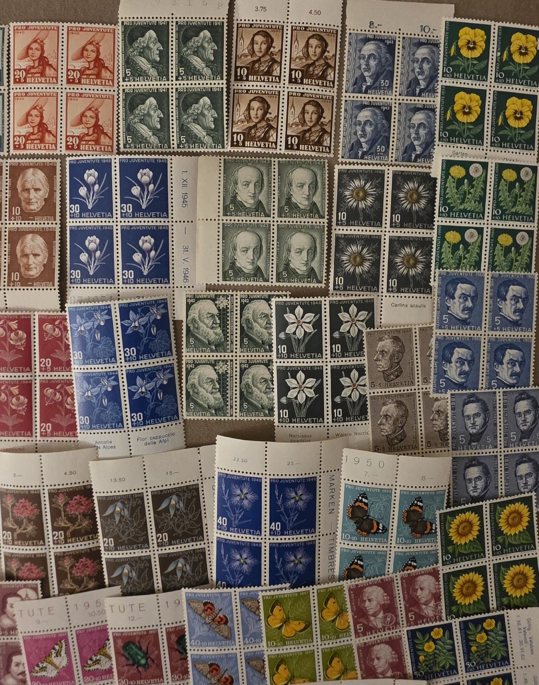Alle Briefmarken: Pro juventute Viererblock – Neu (gemäss Beschreibung) aus Bern von Kocholo 2