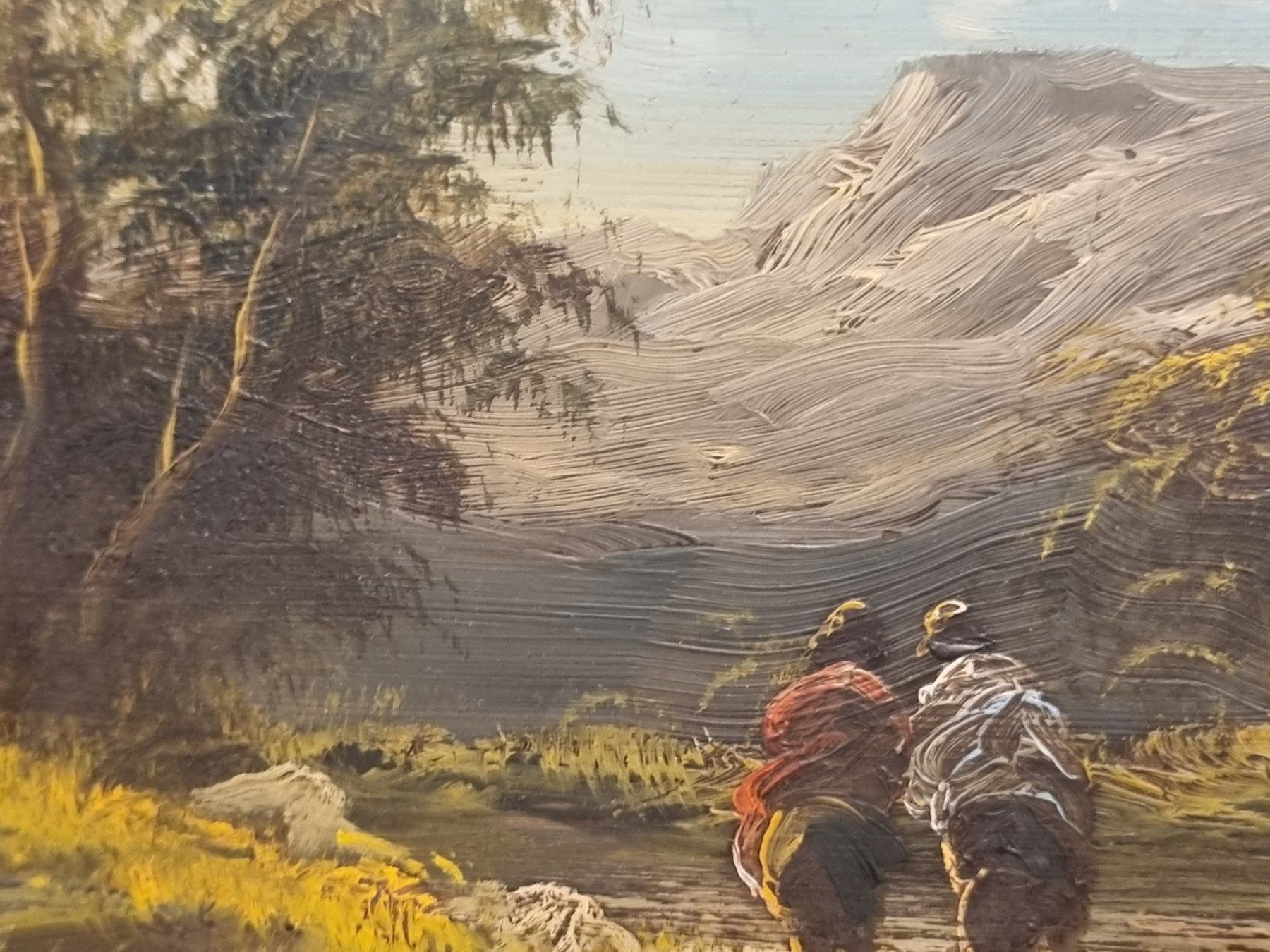 Dipinti: Ölgemälde Landschaft signiert Erik – Usato da Schaffhausen venduto da Leveron13 5