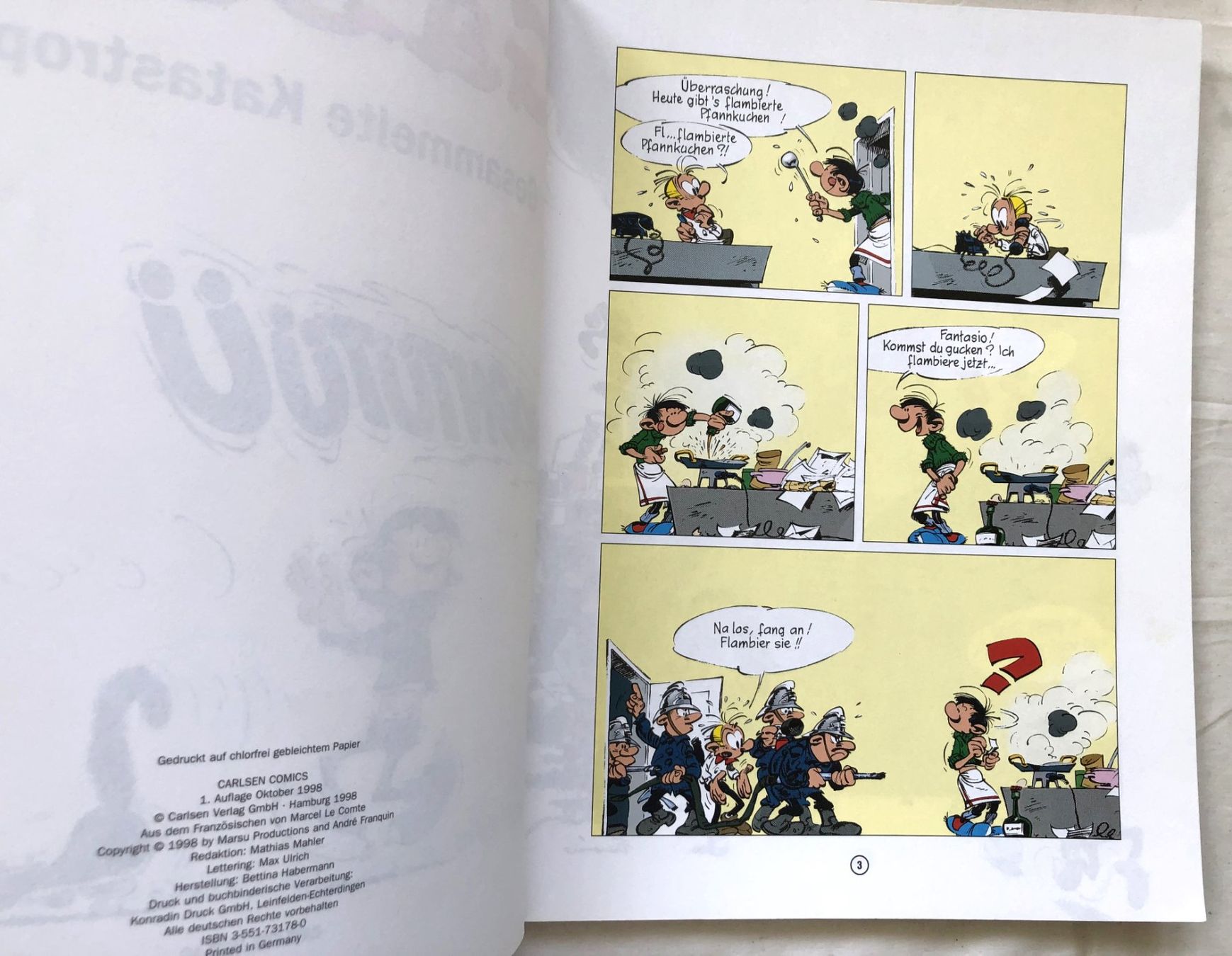 Comics: GASTON - Nr.18 - Gesammelte Katastrophen – Gebraucht aus Schaffhausen von durruti 2