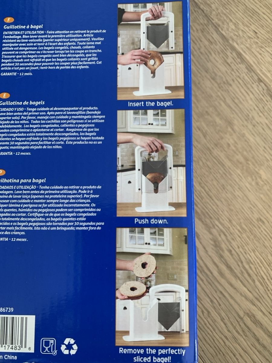 Küchengeräte: Bagel or Guillotine Slicer original KitchenCraft white – Gebraucht aus Immensee von vgitter 6