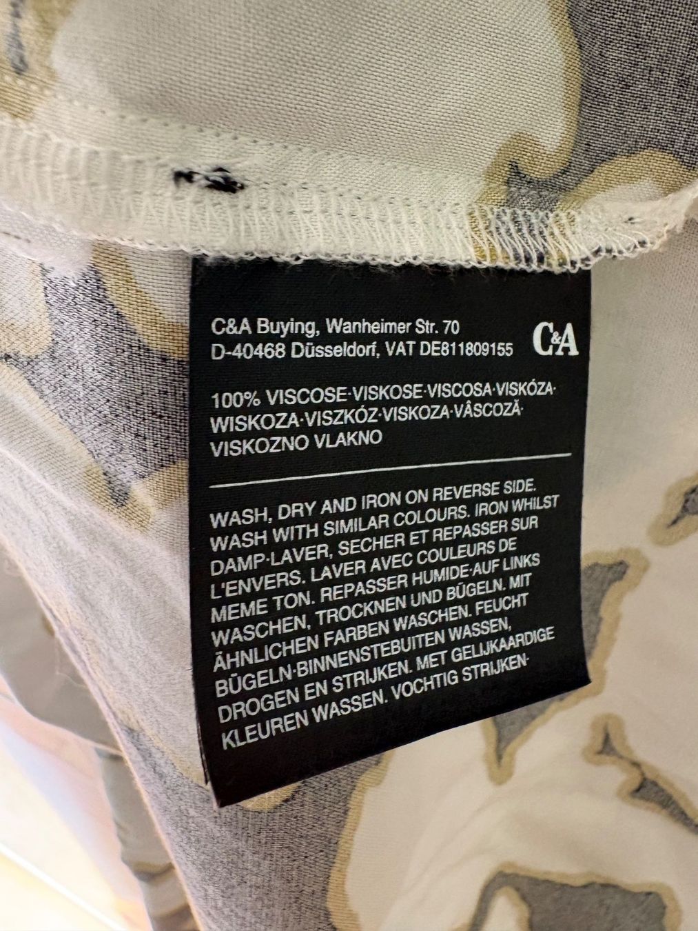 C&A Vestiti: Summer Dress - Size 42 - 100% Viscose – Usato da Muzzano venduto da Sidney_3 2