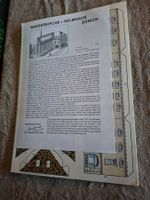 Wasserkirche & Helmhaus Zürich, Bastelbogen,Vintage von 1976